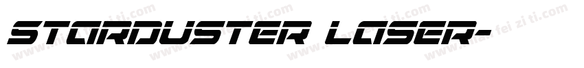 Starduster Laser字体转换